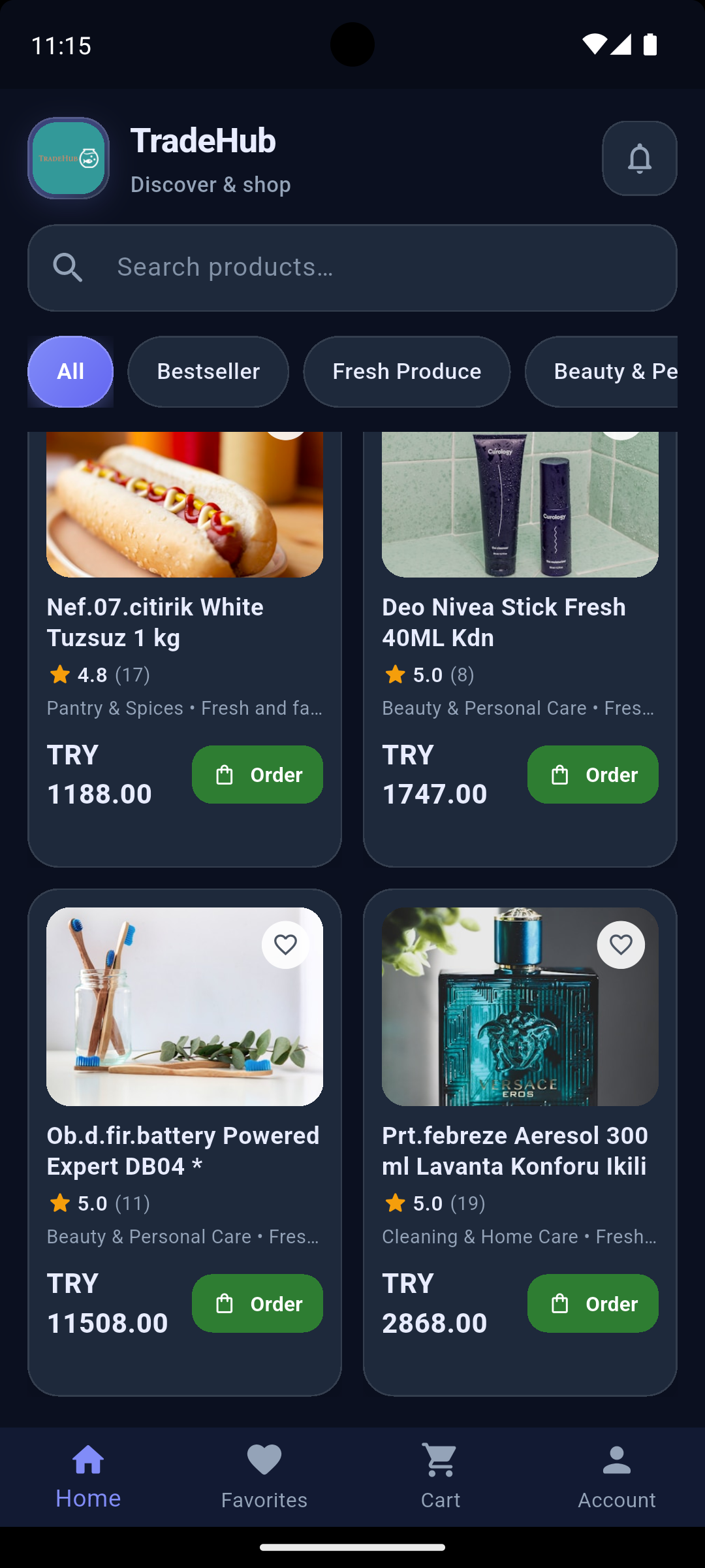 TradeHub Mobil — etrade-flutter
