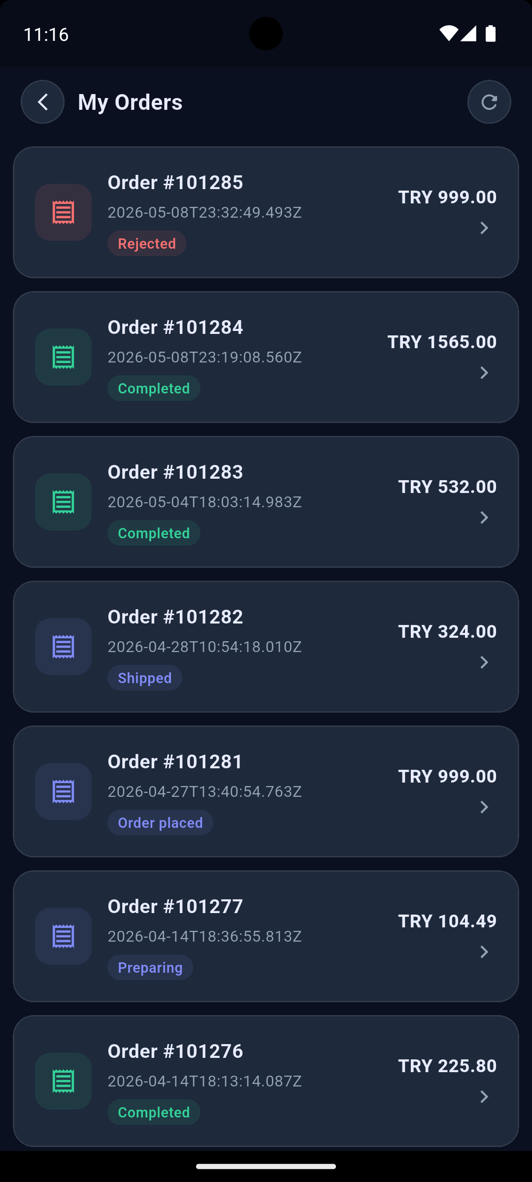 TradeHub mobil