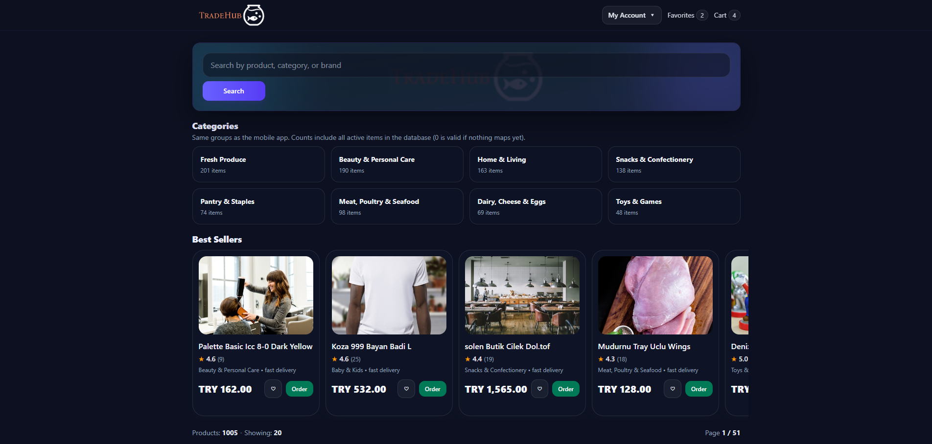 TradeHub Web — etrade-next